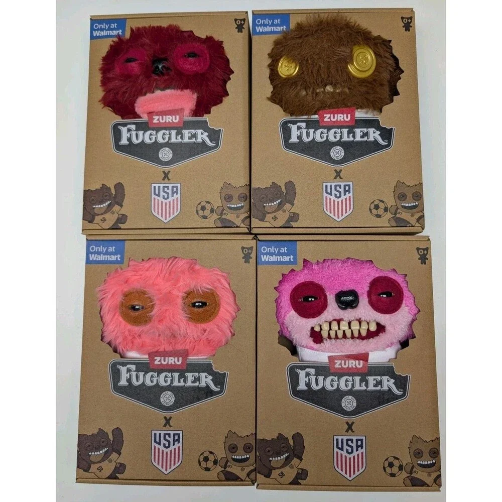 2026 ZURU = Fuggler  = USA soccer series = US SOCCER SET of 4 NEW in Package.